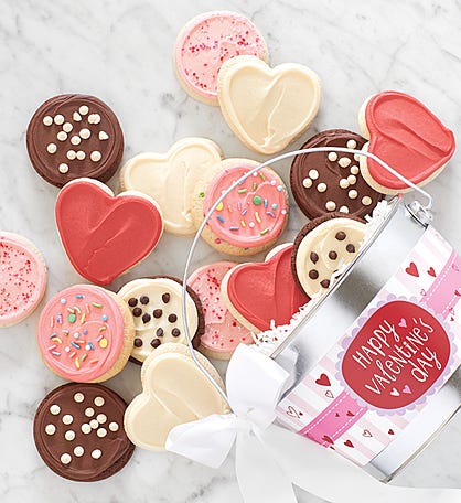 Happy Valentine's Day Cookie Pail